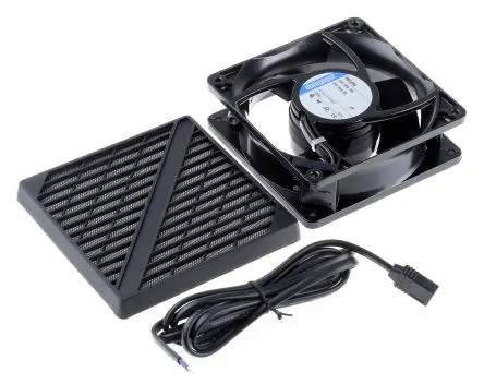 Produktfoto 1 von ebm-papst 4000 N Axial-Lüfterkit, Hülse, 230V ac / 10 W, 1800 U/min, 100 m³/h IP20 119 mm 119mm 38 mm