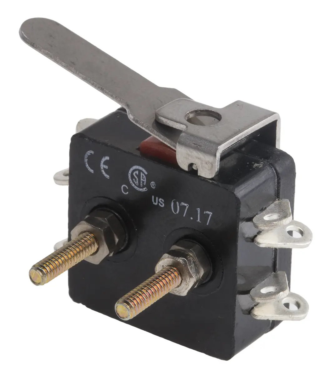 Produktfoto 1 von RS PRO Mikroschalter Hebel-Betätiger Lot, DPST, 250 V ac, 10A IP40 100g -65 °C - 125 °C