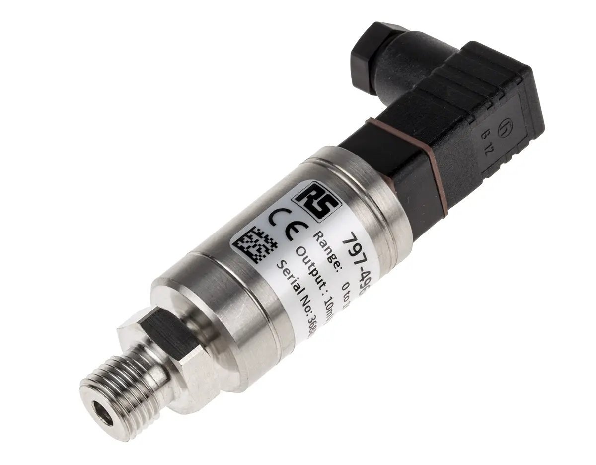 Produktfoto 1 von RS PRO G1/4 Relativ Drucksensor 0bar bis 16bar, Spannung 0 → 100 mV, für , für Gas, Hydraulikflüssigkeit