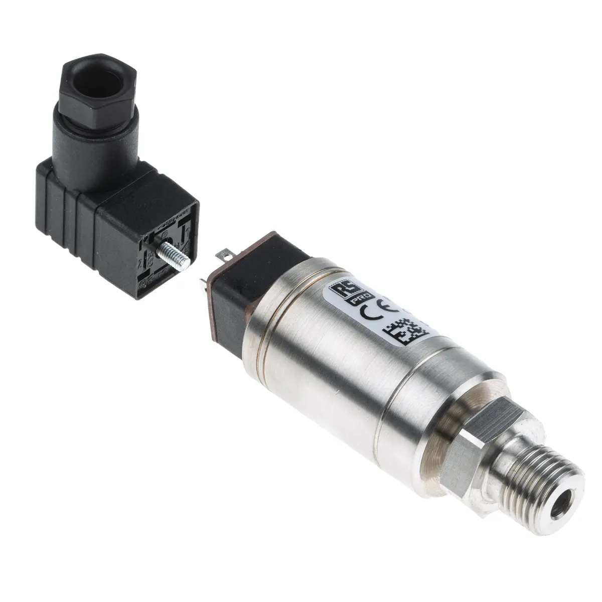 Produktfoto 1 von RS PRO G1/4 Relativ Drucksensor 0bar bis 250bar, Spannung 0 → 5 V, für , für Gas, Hydraulikflüssigkeit