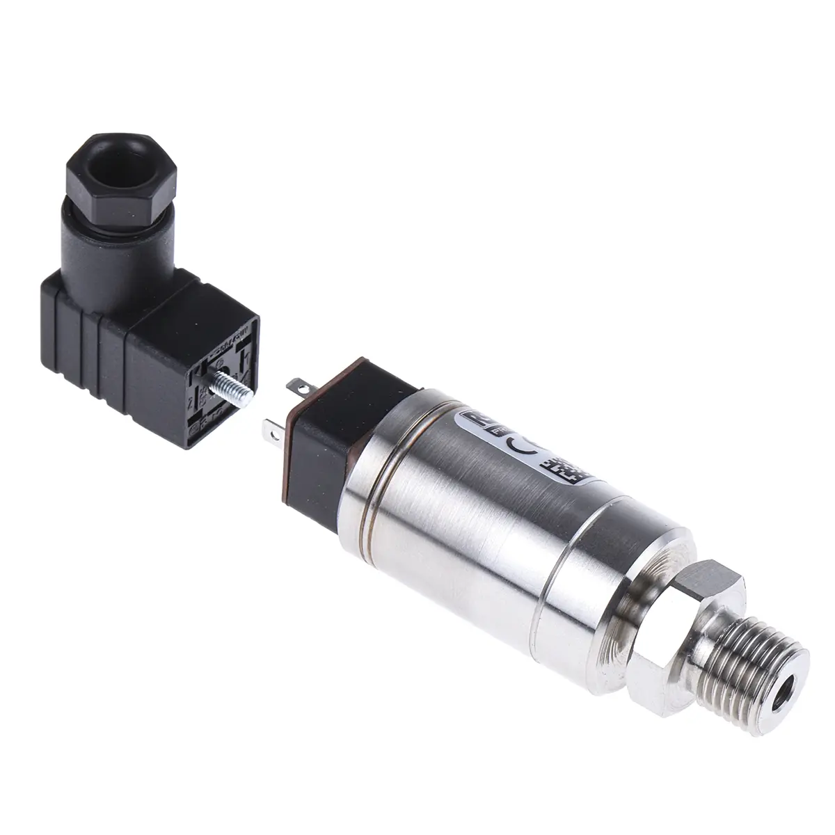 Produktfoto 1 von RS PRO G1/4 Relativ Drucksensor 0bar bis 10bar, Spannung 0 → 100 mV, für , für Gas, Hydraulikflüssigkeit