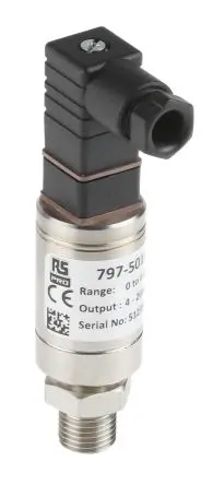 Produktfoto 1 von RS PRO Überdruck Drucksensor 0 bar, Strom 6 bar