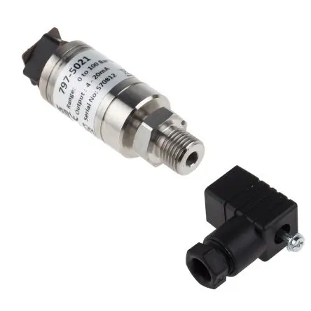 Produktfoto 1 von RS PRO Überdruck Drucksensor 0 bar, 4 bis 20 mA 100 bar