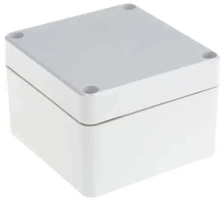 Produktfoto 1 von Fibox; Gehäuse; Polycarbonat; Grau; IK08 IP66, IP67 Breite 80 mm Höhe 55 mm Länge 82 mm