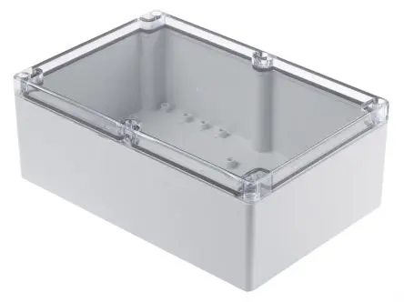Produktfoto 1 von Fibox; Gehäuse; Polycarbonat; Klar, Hellgrau; IK07, IK08 IP66, IP67 Breite 164 mm Höhe 90 mm Länge 244 mm