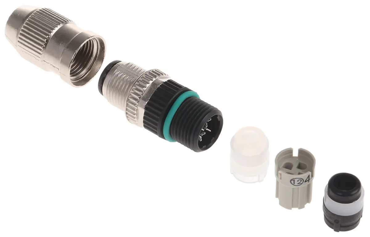 Produktfoto 1 von Murrelektronik Limited 7000 M12 Rundsteckverbinder Stecker 4-polig Stecker 4A Kabel IP65, IP67