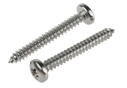 Produktfoto 1 von RS PRO Selbstschneidende Schraube DIN 7981C Pozidriv, Edelstahl Flachrund x 38 mm glatt