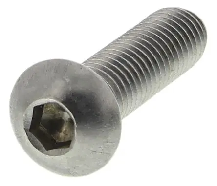 Produktfoto 1 von RS PRO Innensechskant Linsenkopf Innensechskantschraube, Edelstahl glatt, M8, M8 30 mm