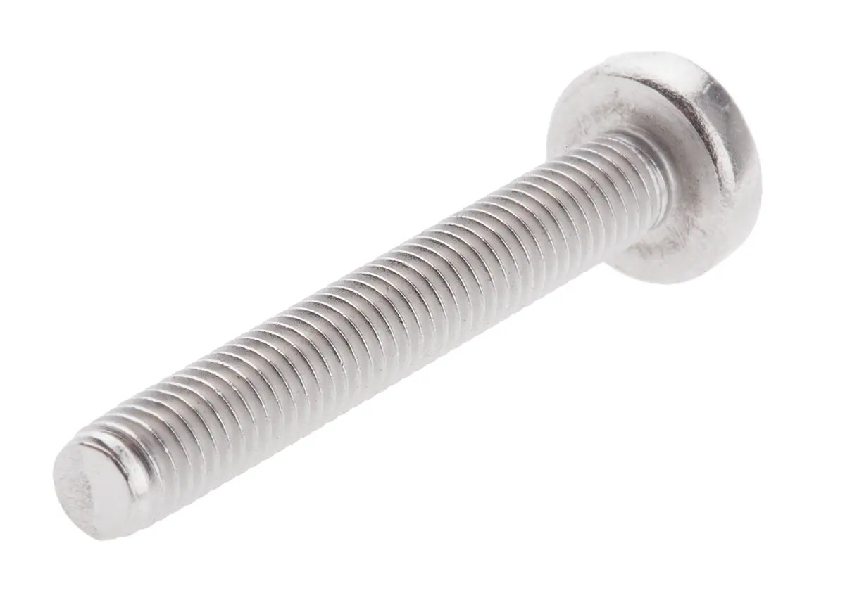 Produktfoto 1 von RS PRO Linsenkopf Pozidriv Schrauben A2 , M5 x 35.0mm Edelstahl