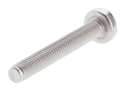 Produktfoto 1 von RS PRO Flachrund Pozidriv Maschinenschraube Edelstahl glatt 35.0 mm M5