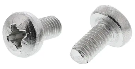 Produktfoto 1 von RS PRO Flachrund Pozidriv Maschinenschraube Edelstahl glatt 10.0 mm M5