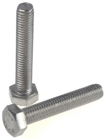 Produktfoto 1 von RS PRO M8 x 45 mm Sechskantschraube, Edelstahl glatt, DIN 933