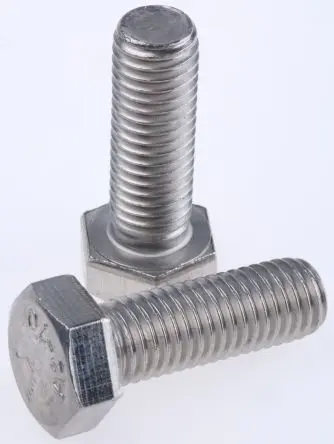 Produktfoto 1 von RS PRO M12 x 35 mm Sechskantschraube, Edelstahl glatt, DIN 933