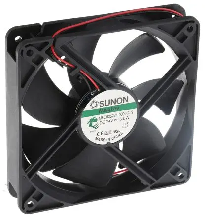 Produktfoto 1 von Sunon ME Axiallüfter, Vapo, 24V dc / 5 W 207 mA, 3100 U/min, 184 m³/h 120 mm 25mm 120 mm