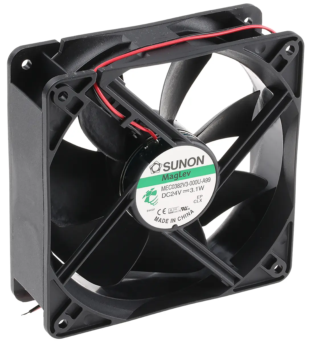 Produktfoto 1 von Sunon ME DC-Axiallüfter, Vapo, 24 V dc / 3.1W, 120 x 120 x 38mm, 2100U/min, 158m³/h