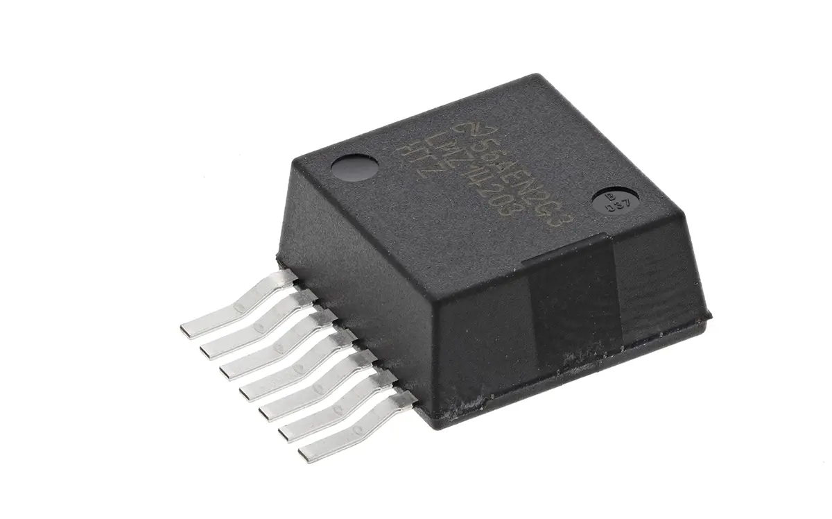 Produktfoto 1 von Texas Instruments DC/DC-Wandler 3A 24 V Buck Controller 5 V 6 V / 42 V Einstellbar SMD 7-Pin