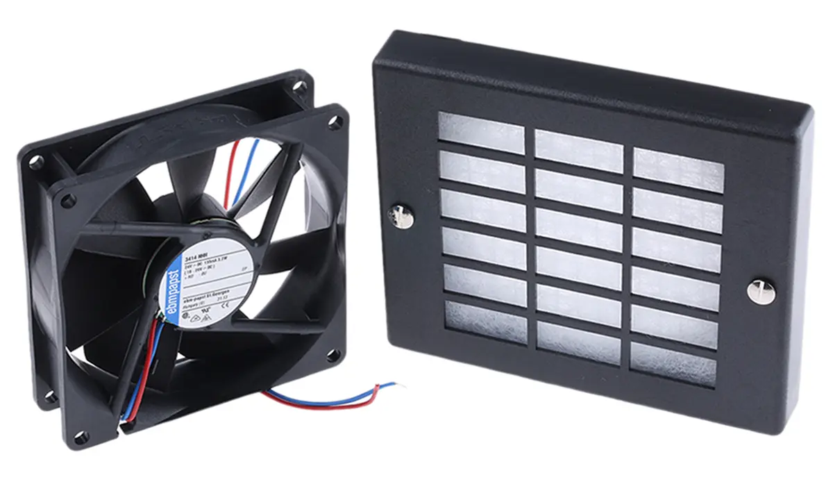 Produktfoto 1 von ebm-papst 3400 N DC-Axial-Lüfterkit, Kugellager, 24 V dc / 2.7W, 92 x 92 x 25mm, 3250U/min, 102m³/h