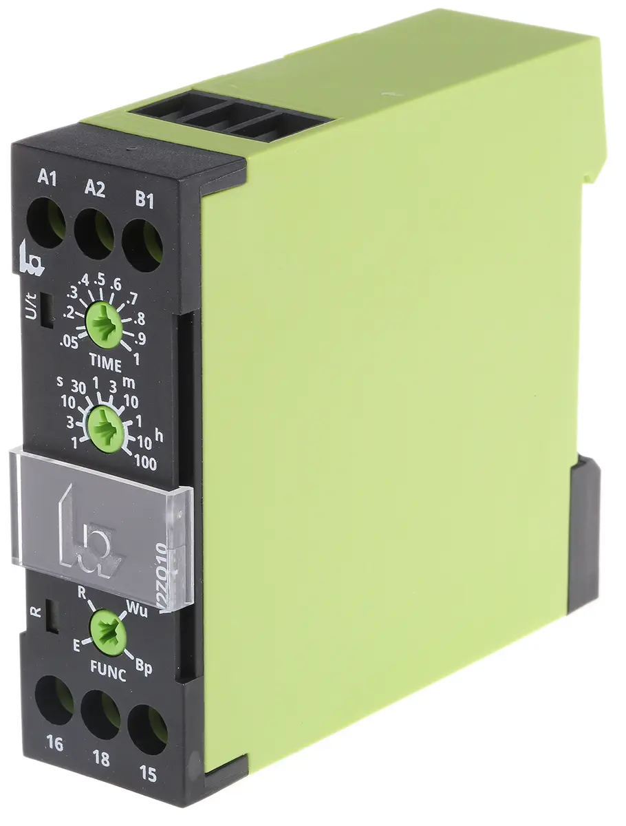 Produktfoto 1 von Tele V2ZQ10 Zeitrelais, DIN-Schienen, 0.05 → 1s, 24 → 240V ac/dc, 1 Kont. Multifunktion, 1-poliger