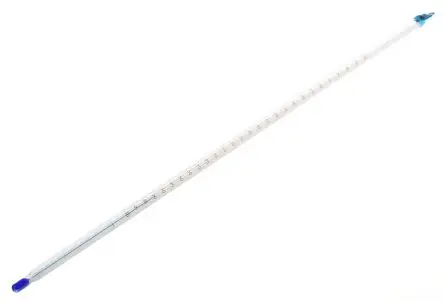 Produktfoto 1 von Brannan Glasthermometer, Ungiftige Flüssigkeit, 260 °C, ±1 Division, Typ Eintauchen