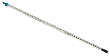 Produktfoto 1 von Brannan Glasthermometer, Ungiftige Flüssigkeit, 330 °C, ±2 Division, Typ Eintauchen