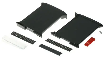 Produktfoto 1 von Italtronic DIN-Schienengehäuse, Geh.Mat. Polycarbonat, ABS 120 mm, DE 101 mm, Grün, Grau, Schwarz, DIN-Hutschiene, Serie