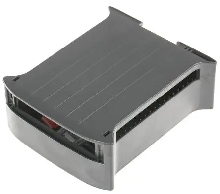 Produktfoto 1 von Italtronic DIN-Schienengehäuse, Geh.Mat. ABS, Polycarbonat 120 mm, DE 101 mm, Grau, Schwarz, Grün, DIN-Hutschiene, Serie