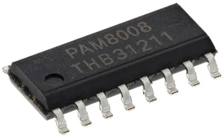 Produktfoto 1 von DiodesZetex 1 Klasse D Audioverstärker 2.4W Audio SOP 16-Pin 85 °C