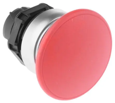 Produktfoto 1 von Lovato Platinum Drucktastenkopf Ø 22 mm, Rot Federrückstellung Pilzkopf Rund Kunststoff, IP66