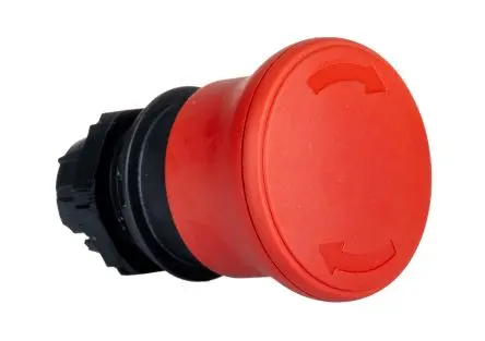 Produktfoto 1 von Lovato Platinum Not-Aus-Drucktaster, Ø 22 mm IP66, IP40, IP69K, Drehentriegelung