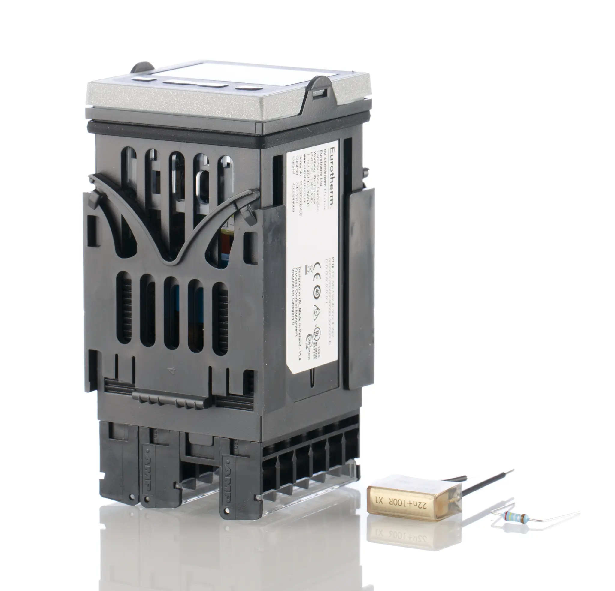 Produktfoto 1 von Eurotherm Piccolo P116 PID Temperaturregler Panel, 3 x Logik, Relais Ausgang 230V ac Ein-Aus