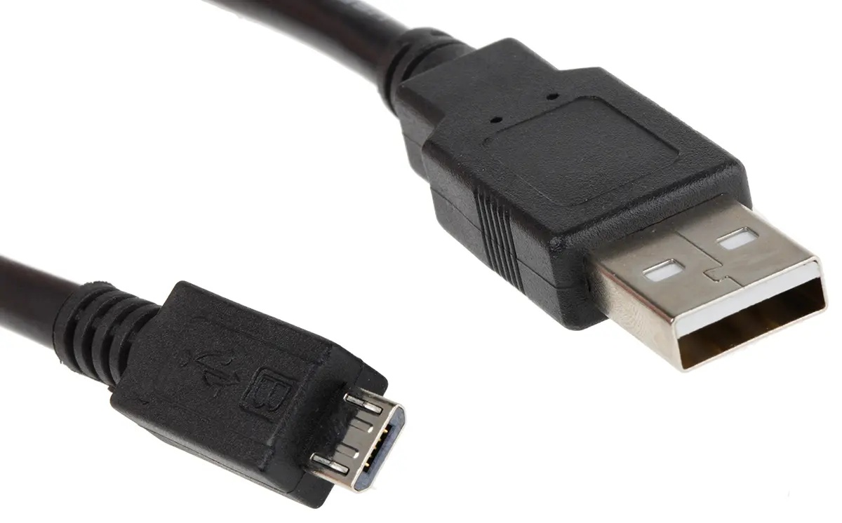 Produktfoto 1 von Roline Stecker USB-Kabel, USB Typ A Stecker / Micro-USB Typ B, 1.8 m USB 2.0 Schwarz
