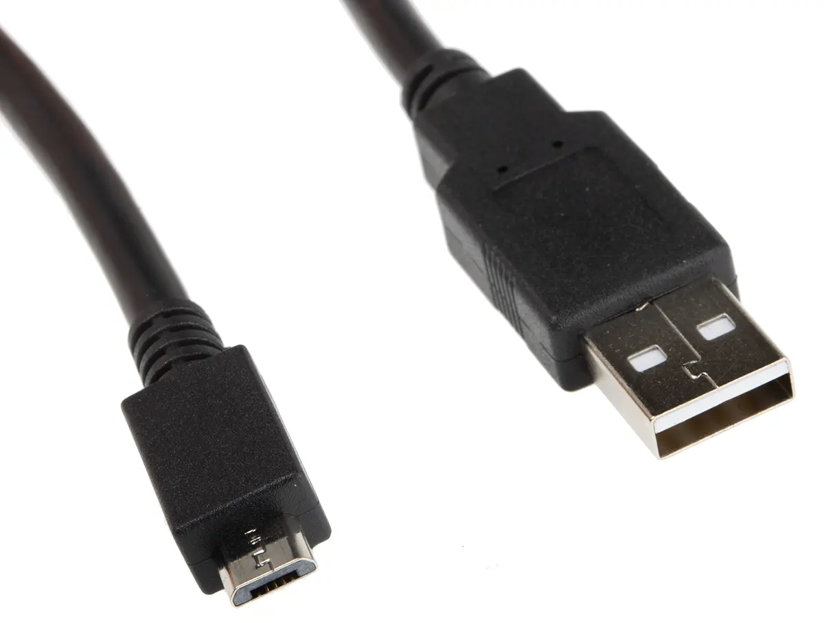 Produktfoto 1 von Roline Stecker USB-Kabel, USB Typ A Stecker / Micro-USB Typ B, 3 m USB 2.0 Schwarz