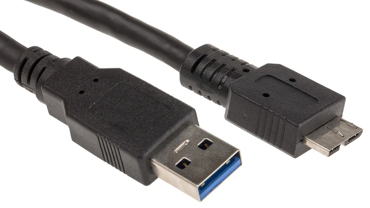 Produktfoto 1 von Roline Stecker USB-Kabel, USB Typ A Stecker / Micro-USB Typ B, 2 m USB 3.0 Schwarz