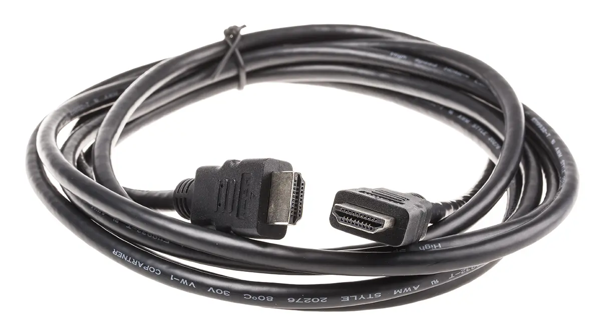 Produktfoto 1 von Roline High-Speed HDMI-Kabel A HDMI Stecker B HDMI Stecker, 3 m, Schwarz