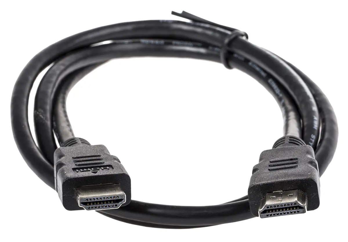 Produktfoto 1 von Roline High-Speed HDMI-Kabel A HDMI Stecker B HDMI Stecker, 1000.00 mm, Schwarz