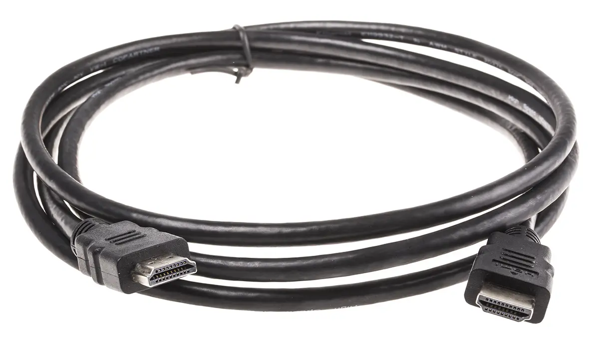 Produktfoto 1 von Roline High-Speed HDMI-Kabel A HDMI Stecker B HDMI Stecker, 2 m, Schwarz