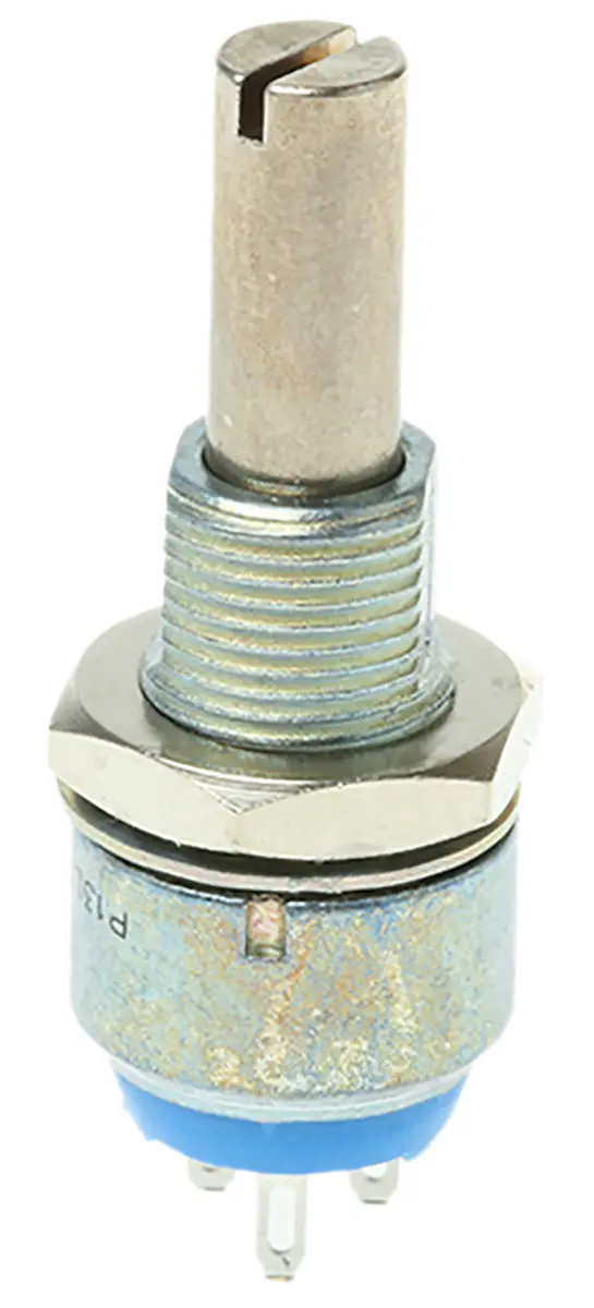 Vishay P13, Tafelmontage  Dreh Potentiometer 100kΩ ±20% / 0.75W , Schaft-Ø 6 mm