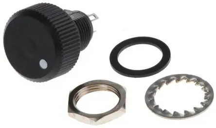 Vishay P16 Frontplattenmontage Drehen Potenziometer 1 mΩ 20 % / 0.12 W, Schaft-Ø 16 mm