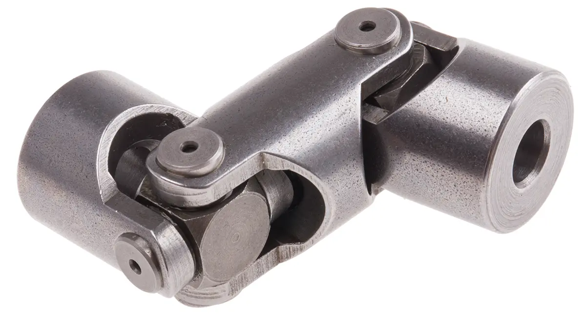 Produktfoto 1 von RS PRO 2 glatt Universalgelenk Stahl x 56 mm, Buchse 6 mm, bis 1000rpm