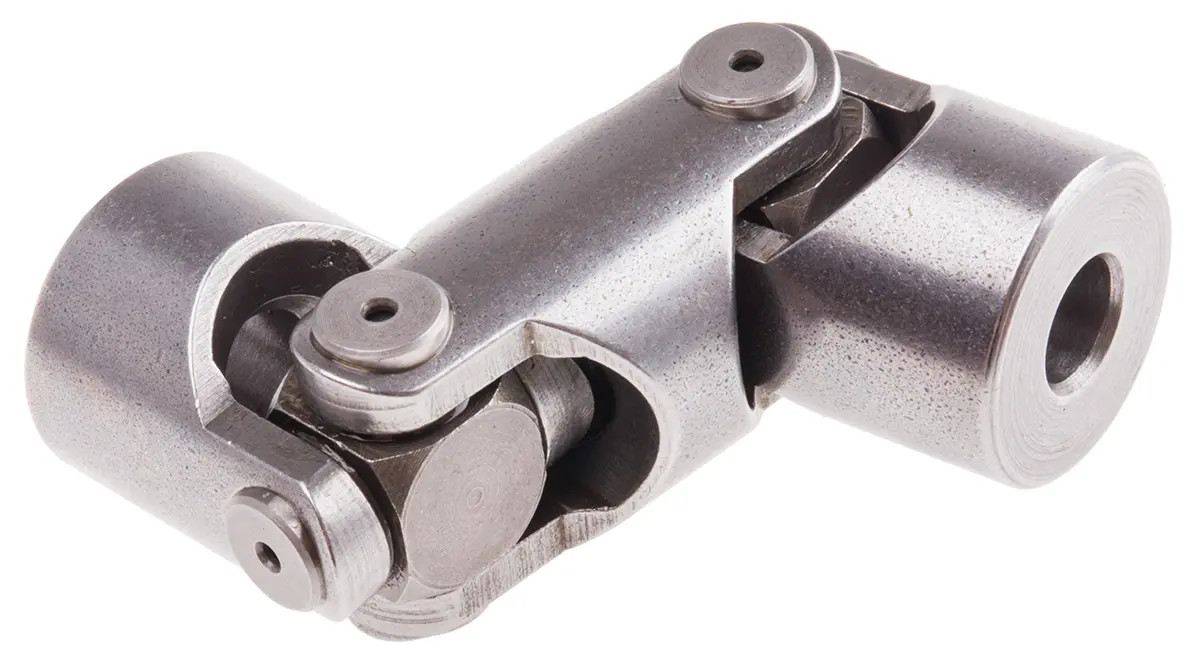 Produktfoto 1 von RS PRO 2 glatt Universalgelenk Stahl x 74 mm, Buchse 10 mm, bis 1000rpm