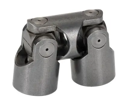 Produktfoto 1 von RS PRO 2 glatt Universalgelenk Stahl x 86mm, Buchse 12 mm, bis 1000U/min