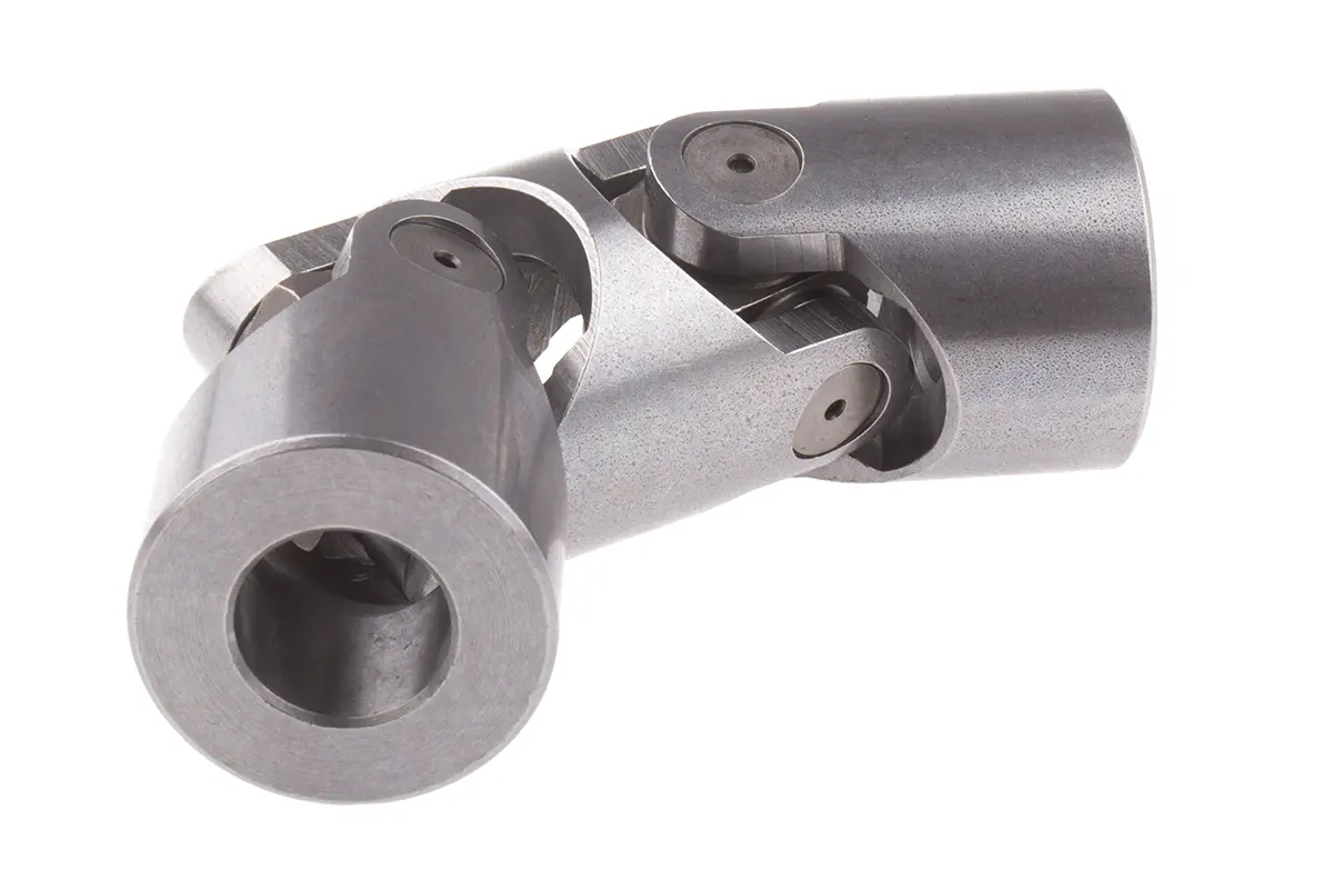 Produktfoto 1 von RS PRO 2 glatt Universalgelenk Stahl x 114 mm, Buchse 18 mm, bis 1000rpm
