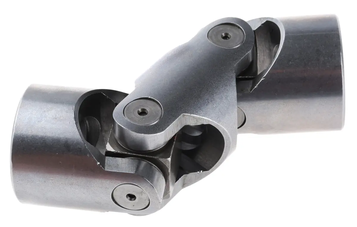 Produktfoto 1 von RS PRO 2 glatt Universalgelenk Stahl x 128 mm, Buchse 20 mm, bis 1000rpm