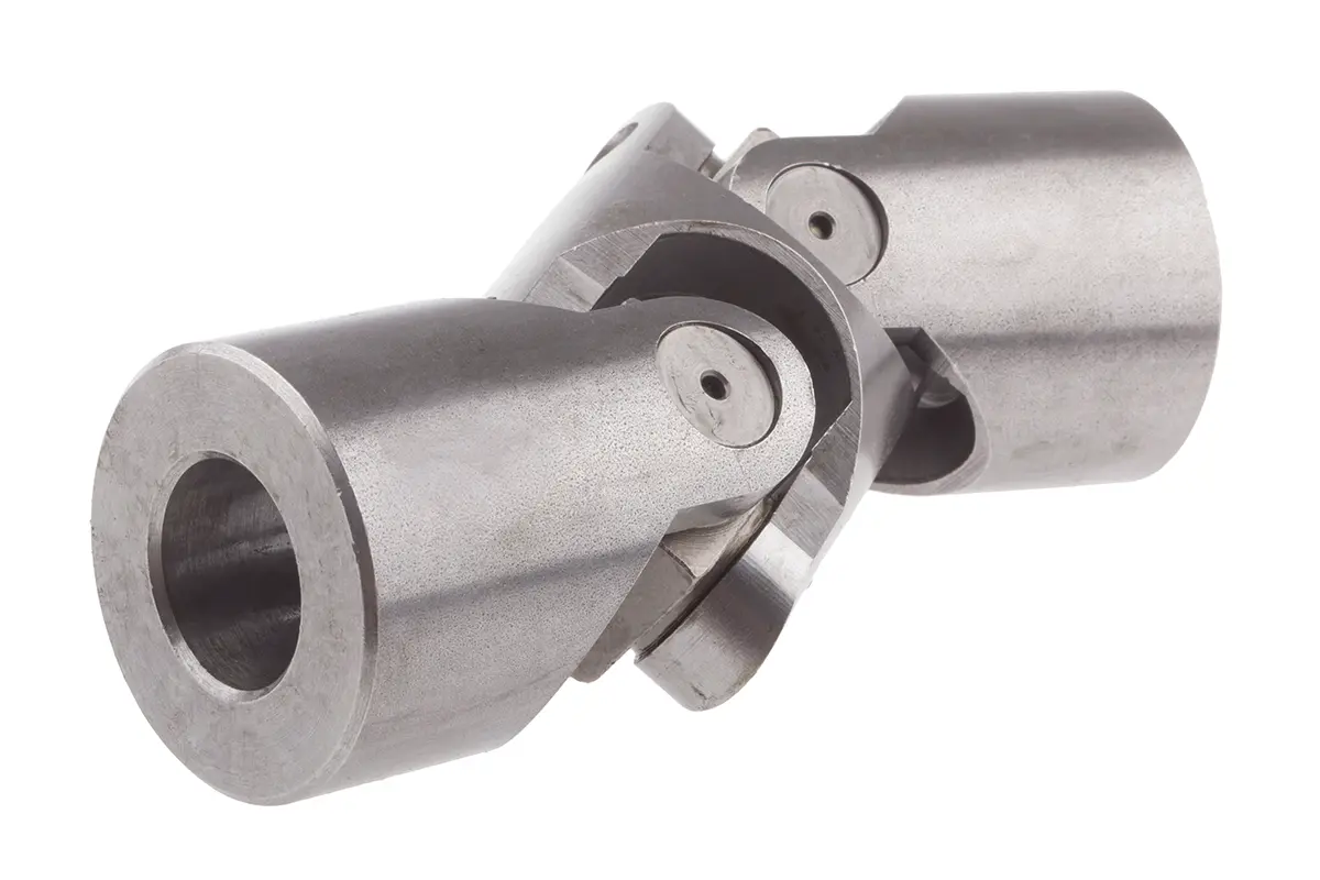 Produktfoto 1 von RS PRO 2 glatt Universalgelenk Stahl x 163 mm, Buchse 25 mm, bis 1000rpm