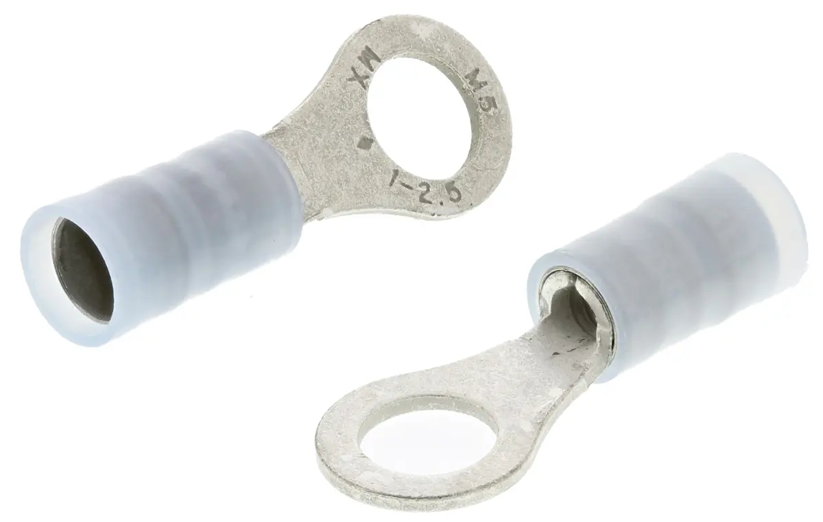 Produktfoto 1 von Molex Avikrimp Ringkabelschuh, Isoliert 18 AWG, Polyamid, Blau, 14 AWG max.AWG, aussen ø 8.69 mm, innen ø 5.39 mm, M5
