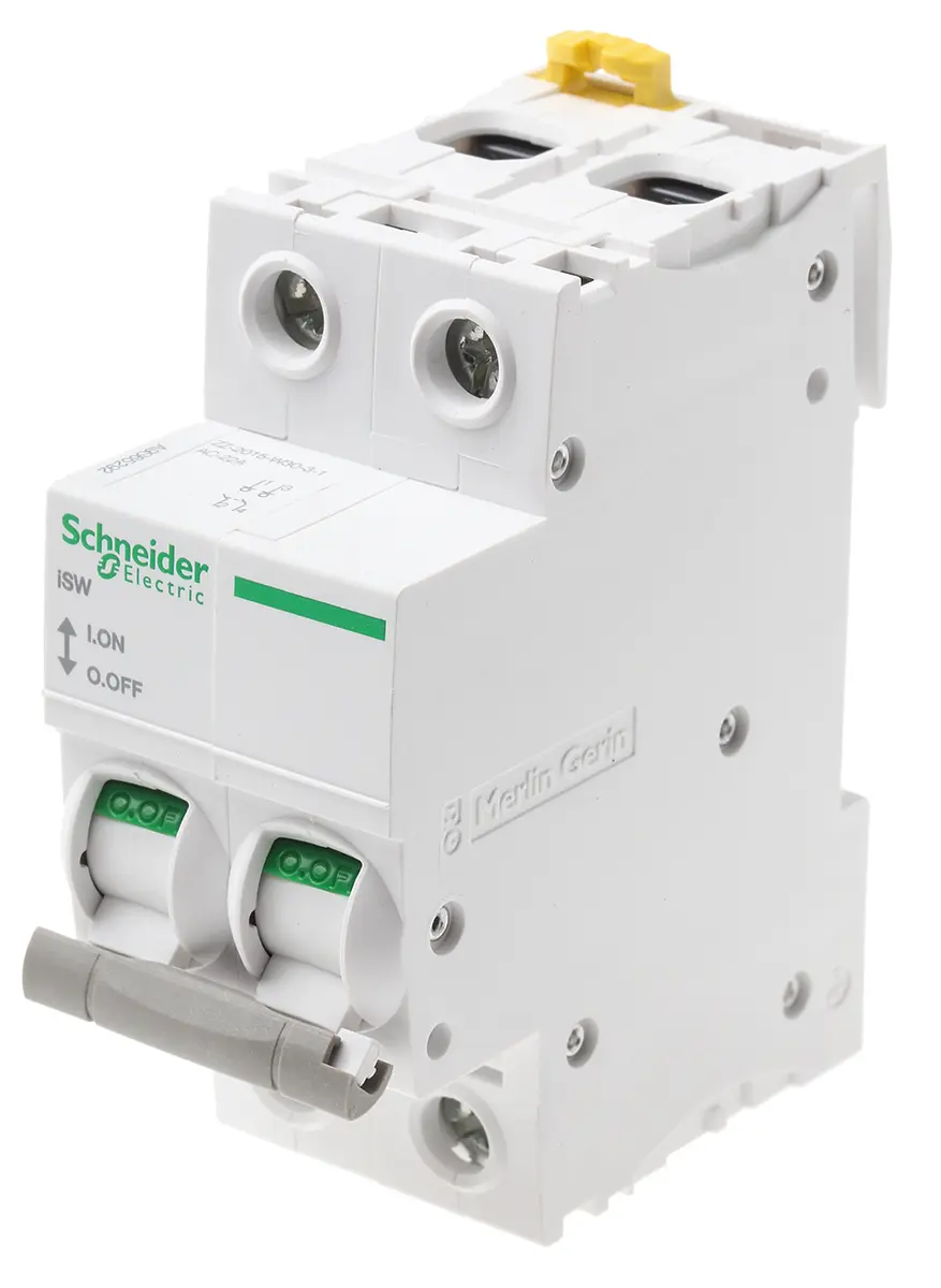 Produktfoto 1 von Schneider Electric iSW Trennschalter 2P-polig 125A DIN-Schiene IP 20 240V Acti 9 2 Schließer