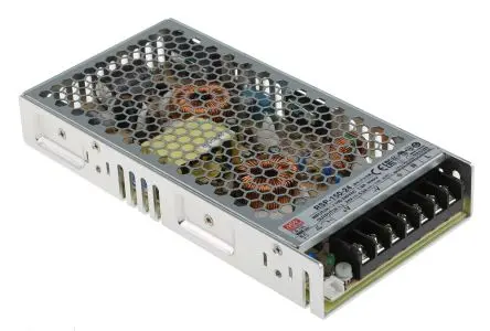 Produktfoto 1 von MEAN WELL RSP-150 Schaltnetzteil 1-Ausg. 24V dc 151 W, Chassis 370 V dc, 264V ac 6.3A
