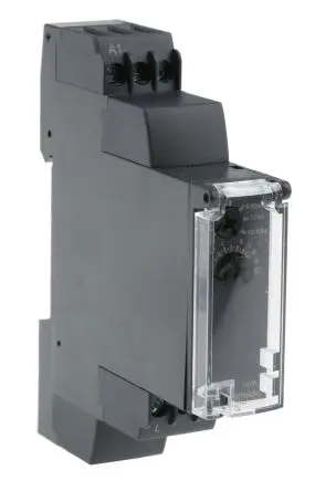 Produktfoto 1 von Schneider Electric RE17 Zeitrelais, DIN-Hutschiene 24 V dc 24V ac, 240 V ac, 1 s to 100 h, 2 Kont. 1, 1 Wechsler