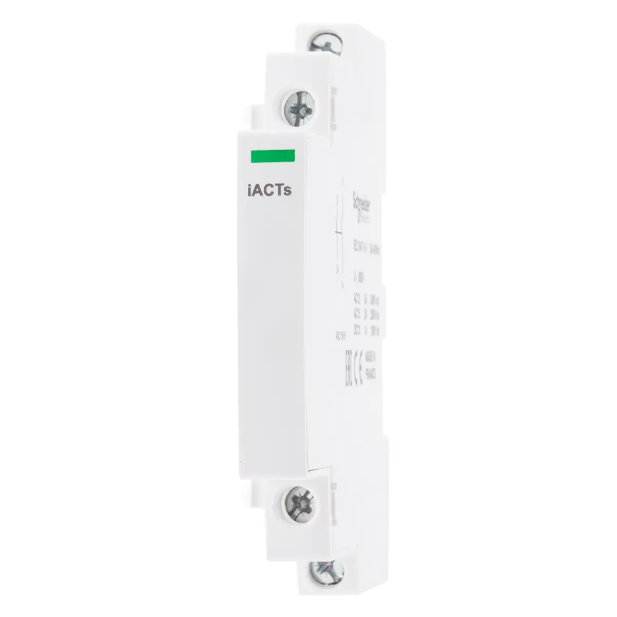 Produktfoto 1 von Schneider Electric Acti9 iCT Hilfskontakt 2-polig DIN-Hutschiene, 2 Schließer mit Schraube Anschluss 2 A, 130 V dc, 24 V