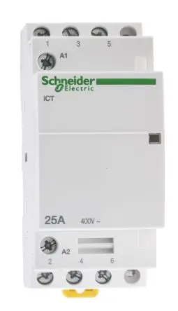 Schneider Electric Acti9 iCT Schütz 230V ac-Spule, 3-polig, 400V ac / 25 A 240V 1.6 W 3 Schließer Motorsteuerung